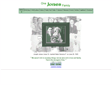 Tablet Screenshot of aboutjonesfamily.com